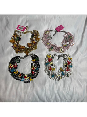 Women's Lot of 4 New Sassy Jones Statement Necklaces